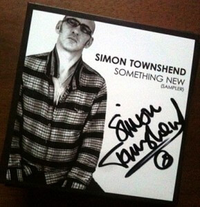 Simon Townshend EP Something New - autographed