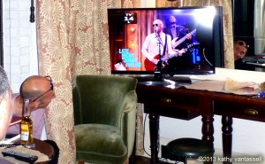 Watching the broadcast with the gang-of-STIR at the hotel